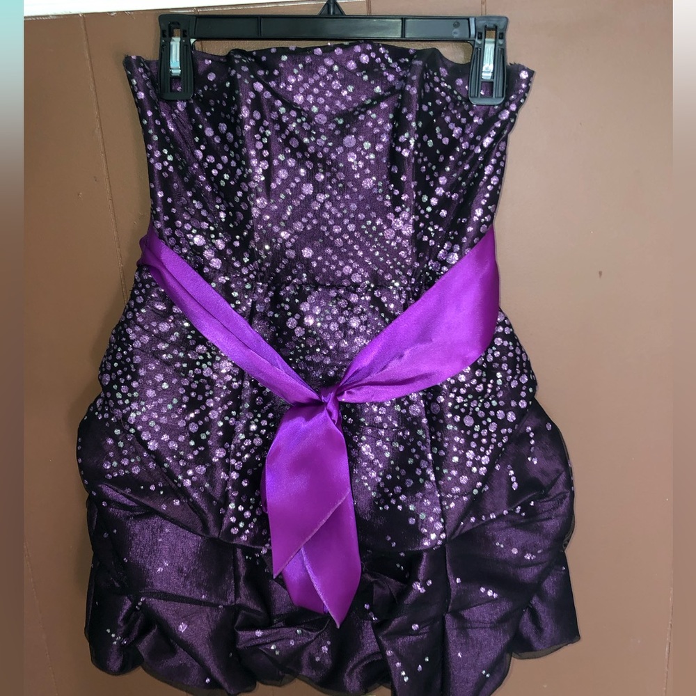 Purple homecoming dress